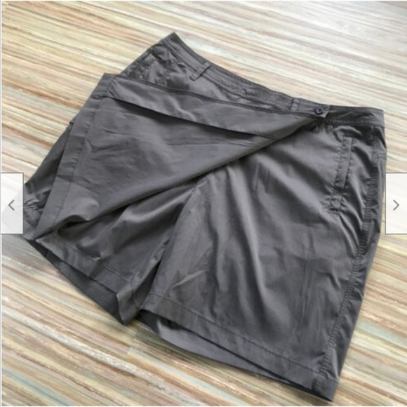 Avia Brown Golf Tennis Skort w/ Zip Pockets Large Skirt Shorts - Picture 1 of 5